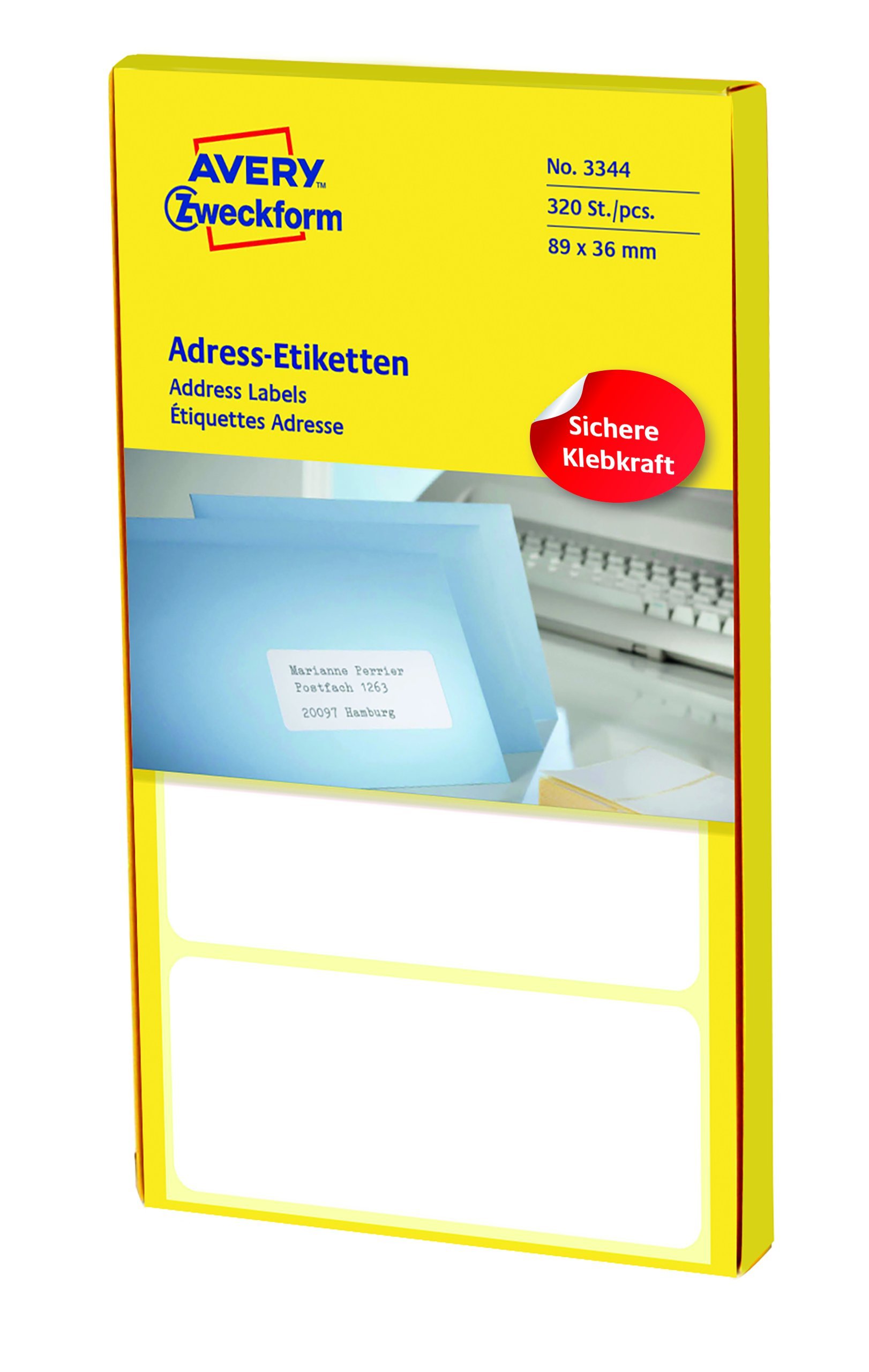 avery-zweckform-3345-adress-etiketten-95-x-48-mm-282-etiketten-papier-matt-wei image 3