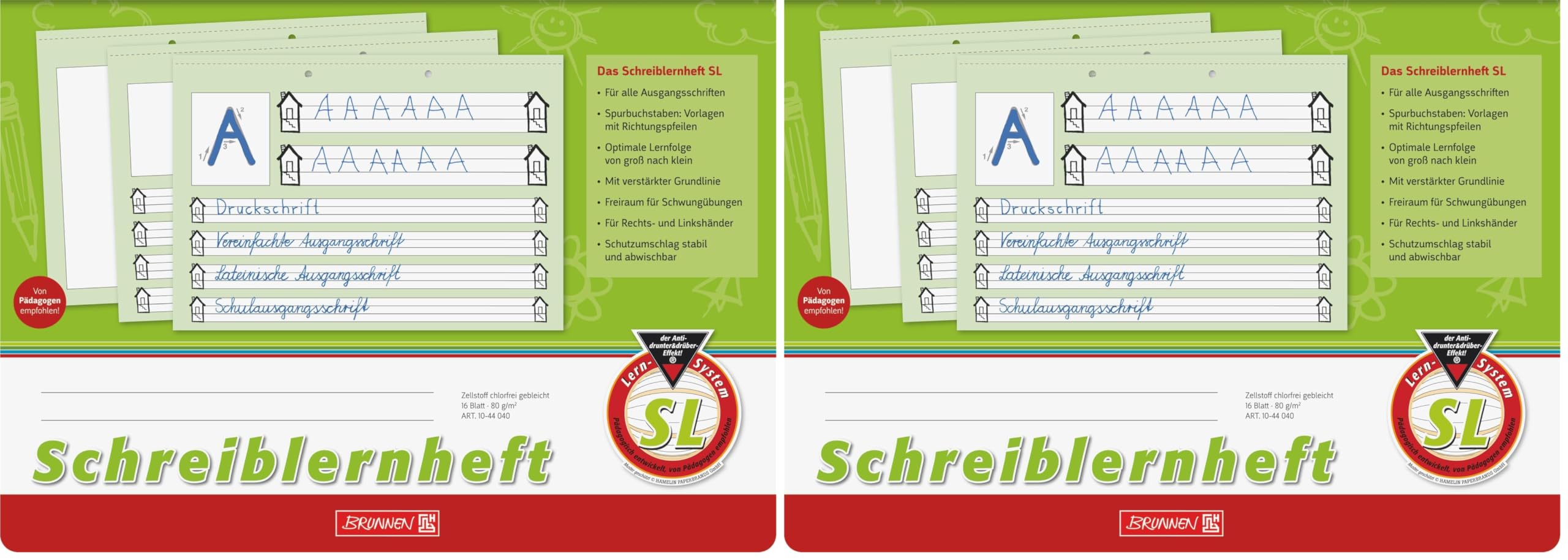 brunnen-schreiblernheft-sl-1044040-a4-quer-lineatur-sl-16-blatt image 4