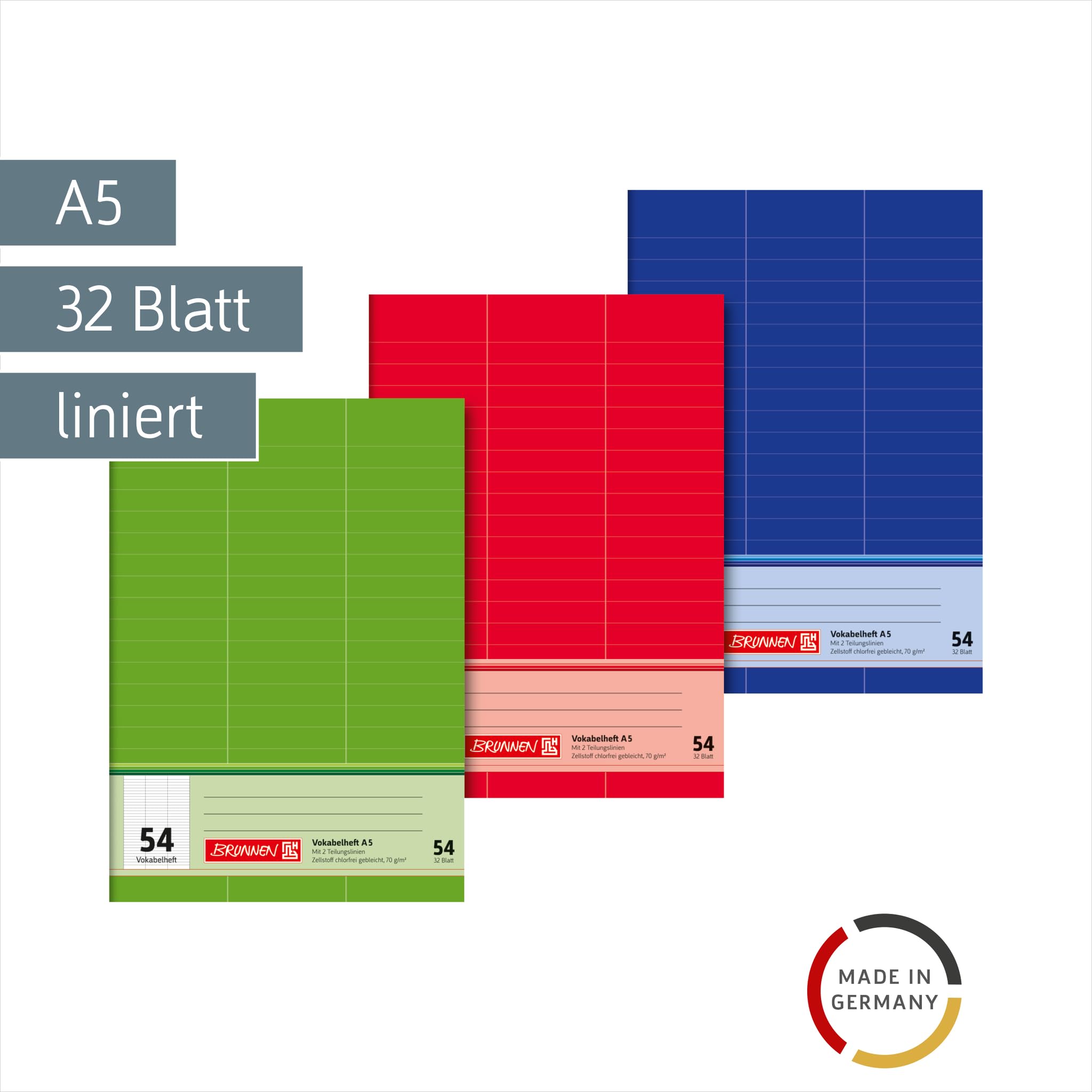 brunnen-vokabelheft-a5-32-blatt-lin54 image 2