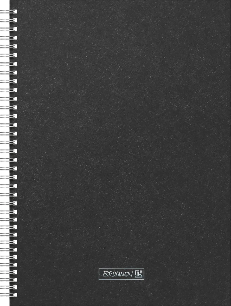 brunnen-premium-wire-notizbuch-a4-punktiert-192-seiten-schwarz image 1