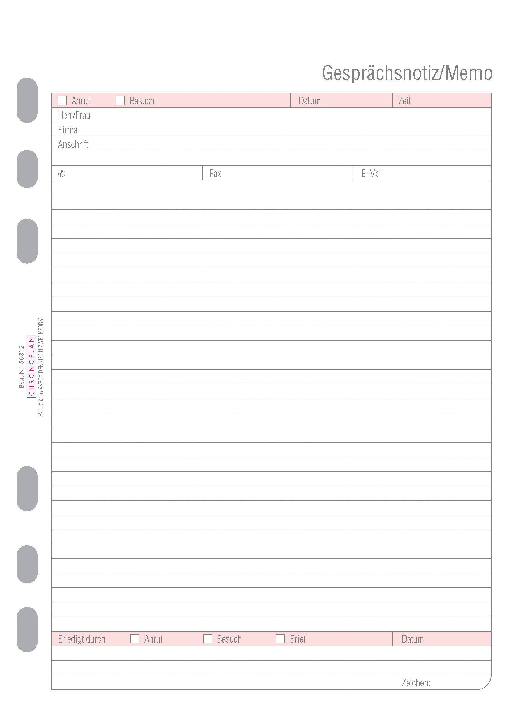 avery-zweckform-chronoplan-50312-gespr-chsnotizen-a5-40-blatt image 2