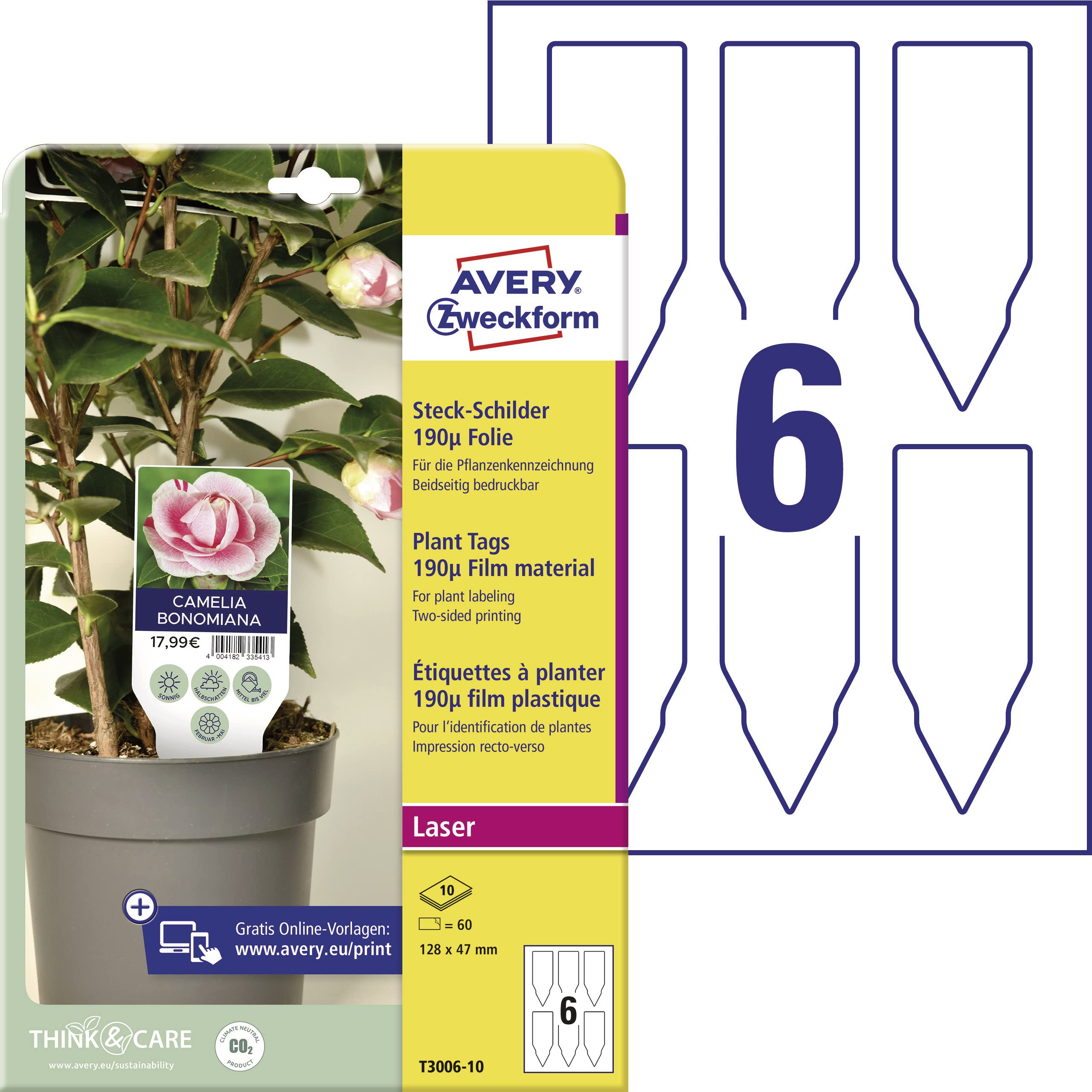 avery-zweckform-t3006-10-wetterfeste-steckschilder-60-pflanzenschilder-128-x-47- image 1
