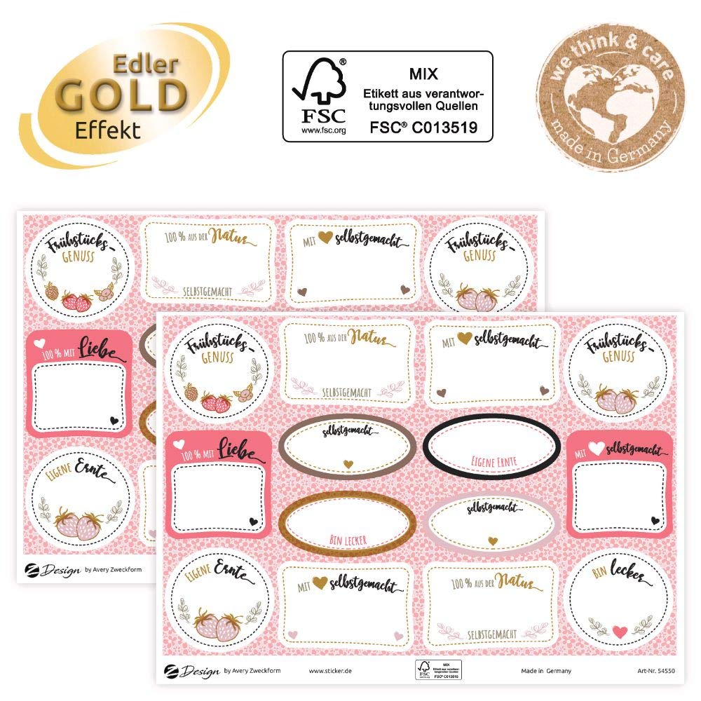 avery-zweckform-54550-marmeladenetiketten-mit-liebe-gemacht-28-sticker-a5-mit-go image 4