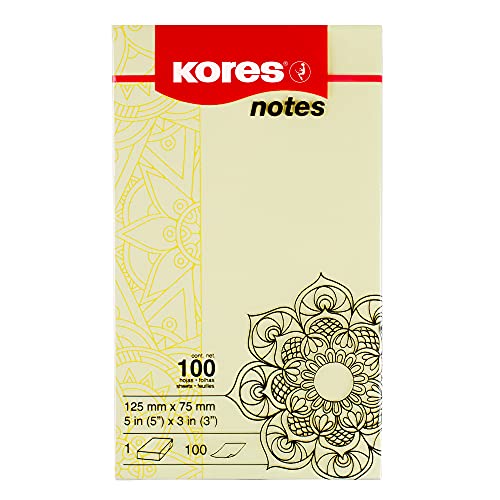 kores-haftnotizen-mandala-gelb-125-x-75-mm-12x100-blatt image 8