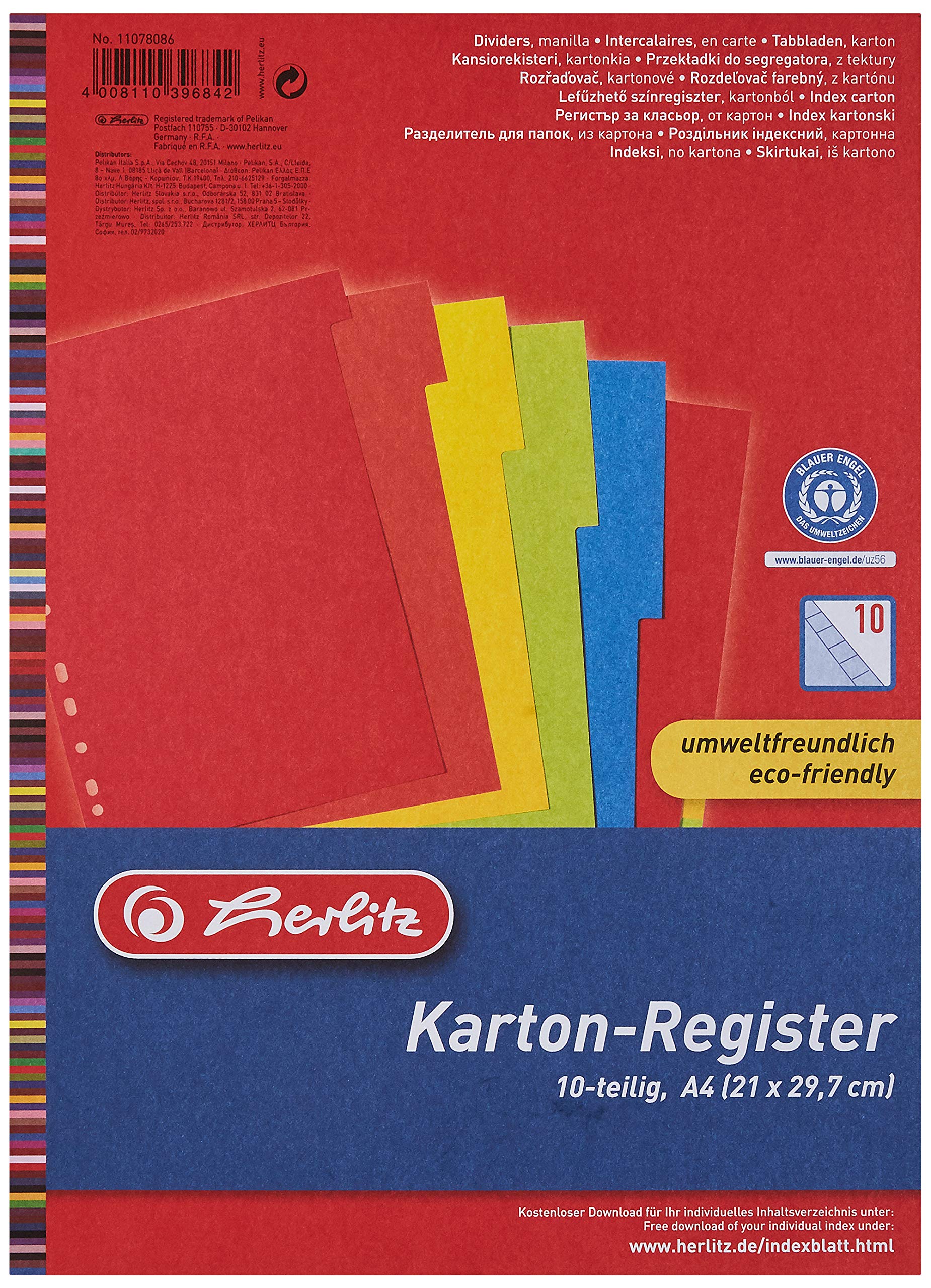herlitz-11078078-kartonregister-a4-manilakarton-6-teilig image 5