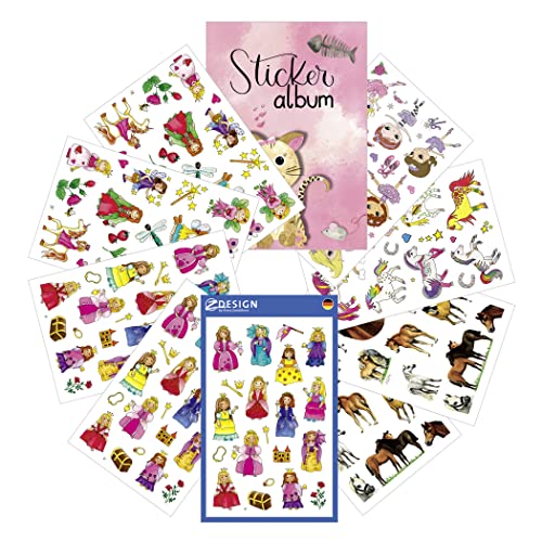 avery-zweckform-z-design-59985-kinder-sticker-mit-album-170-st-ck-m-dchen image 8