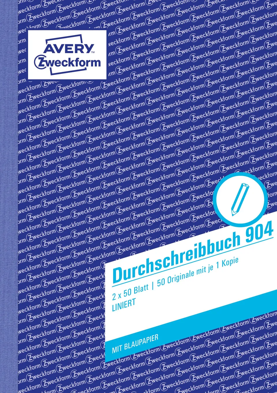 avery-zweckform-904-durchschreibbuch-a5-liniert-50-durchschreibs-tze-wei image 1