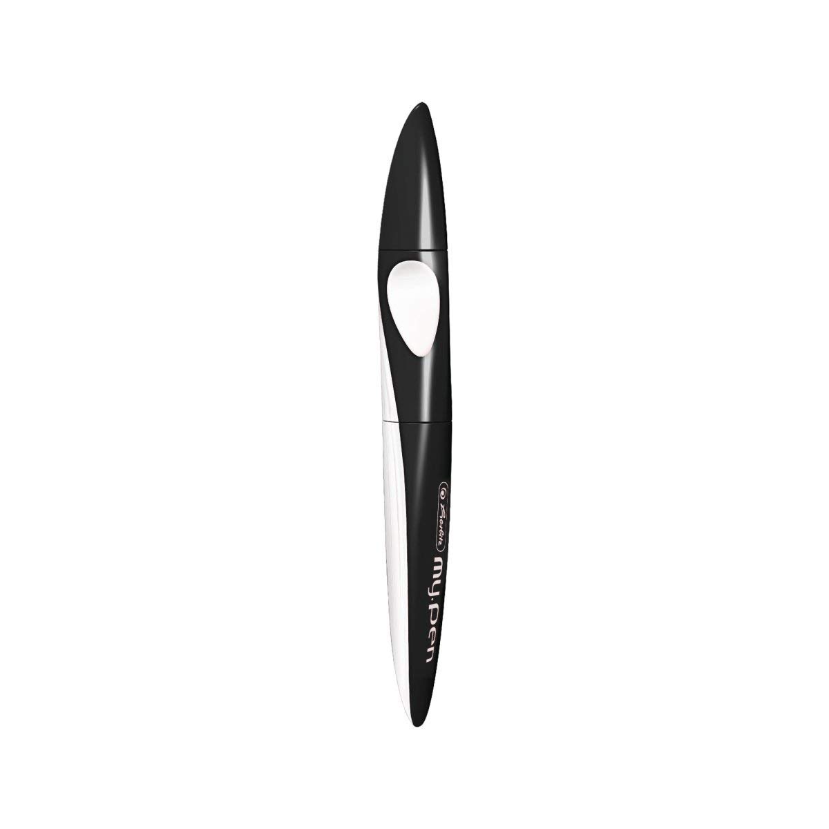 herlitz-my-pen-tintenroller-schwarz-wei-mit-2-patronen image 2