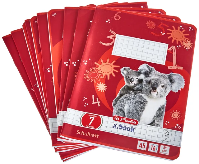 herlitz-schulheft-x-book-a5-lineatur-7-1-2-klasse-10-st-ck image 1