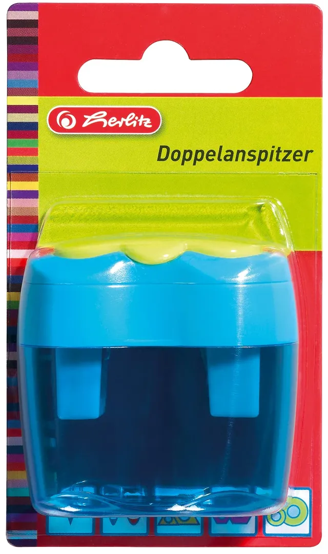 herlitz-doppeldosenanspitzer-mit-spanfang-f-r-2-stiftdurchmesser image 1