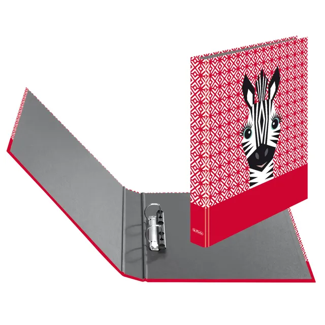 herlitz-ringbuch-a4-cute-animals-zebra-2-ringbuch-25-mm image 1