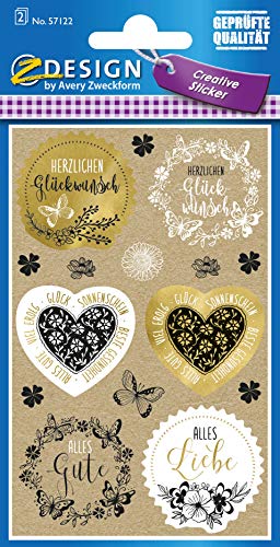 avery-zweckform-z-design-57122-kraftpapier-sticker-gl-ckw-nsche-30-st-ck image 7