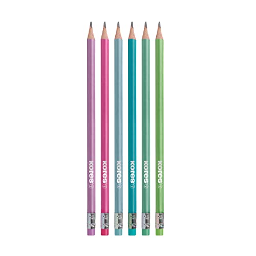kores-grafitos-style-graphitstifte-hb-6er-pack-metallic image 7