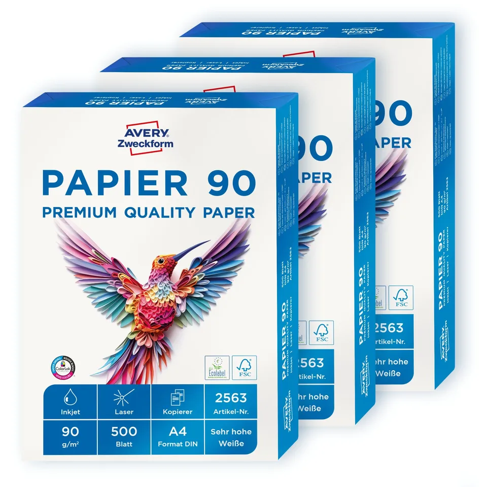 avery-zweckform-2563-drucker-kopierpapier-din-a4-90-g-m-hochwei-1-500-blatt-3x-5 image 1