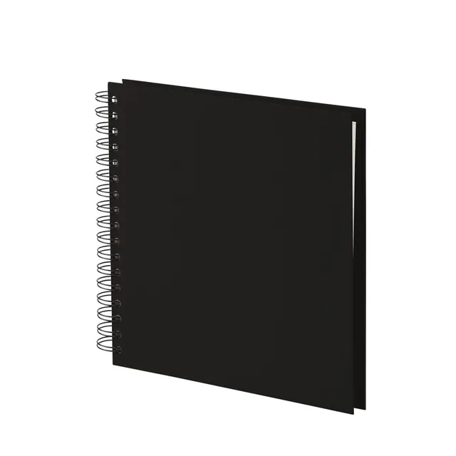 r-ssler-s-o-h-o-spiral-fotoalbum-blanko-25x23cm-60-seiten-schwarz image 1