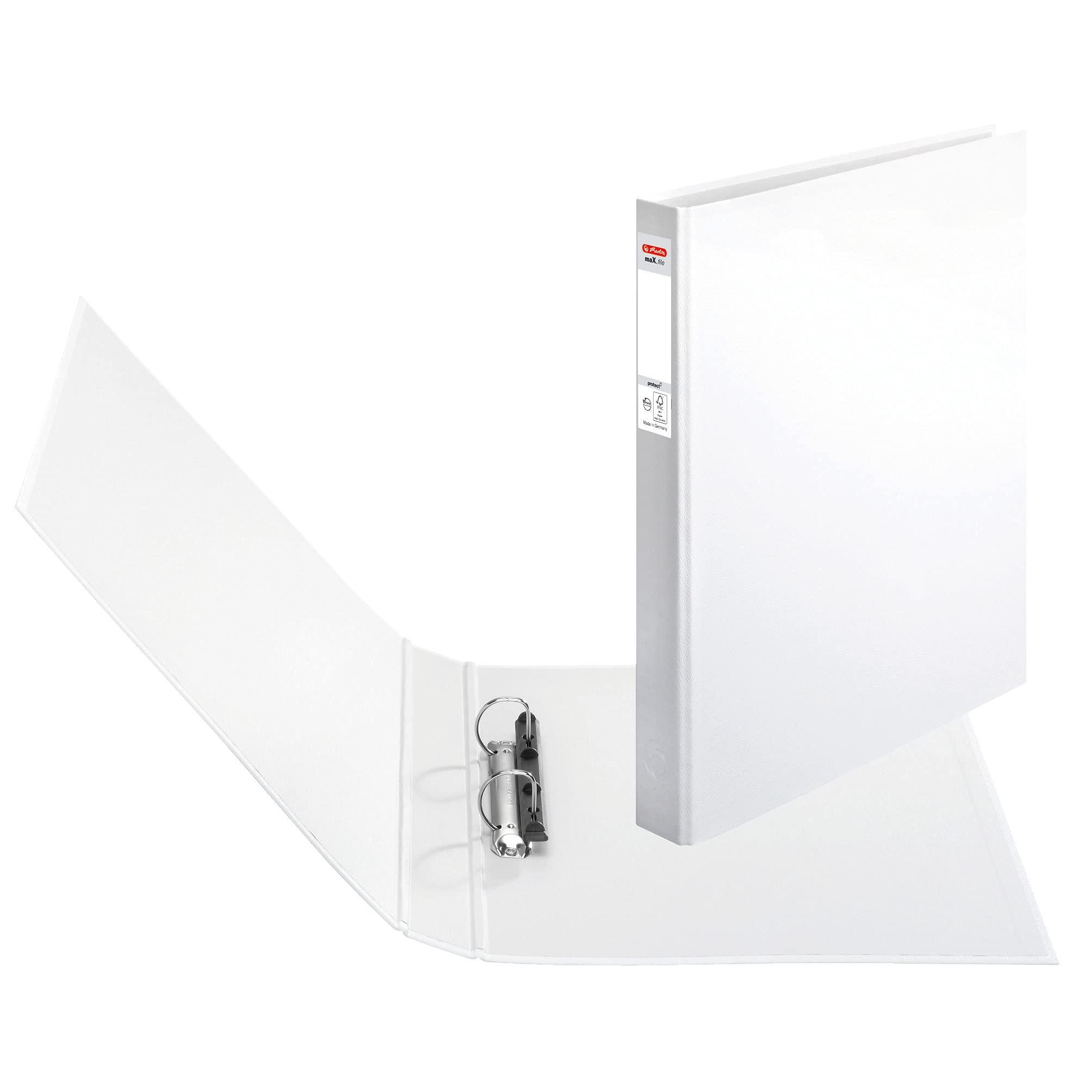 herlitz-max-file-protect-ringbuch-a4-2-ring-wei-25-mm image 2