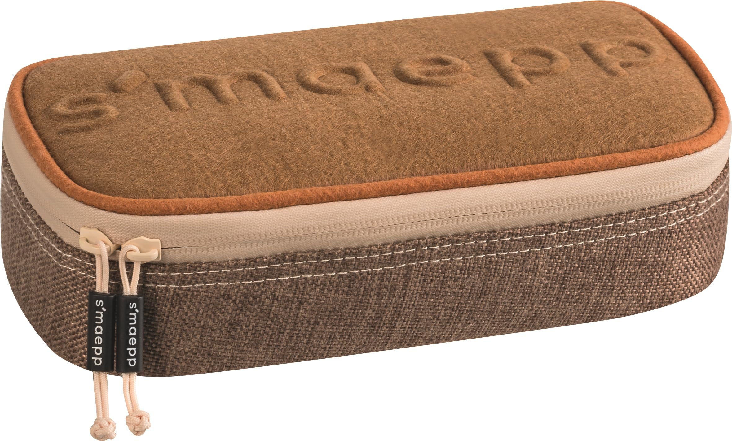 brunnen-s-maepp-xl-felt-schlamperm-ppchen-braun-leinen-filz image 1