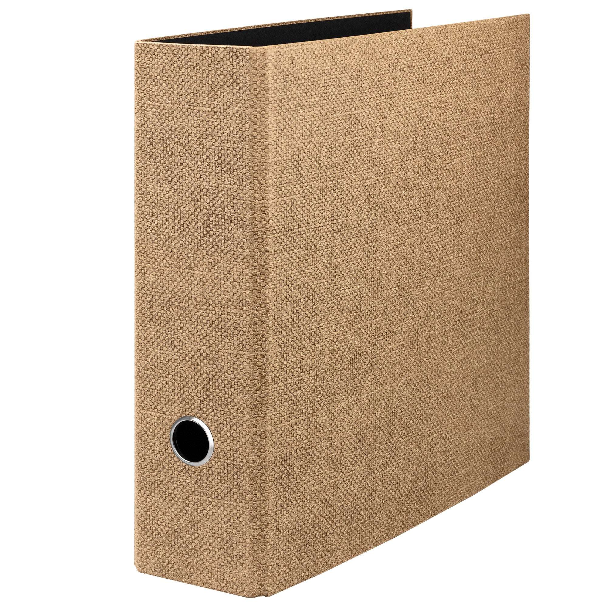 r-ssler-s-o-h-o-ordner-breit-a4-8-5-cm-sisal-optik-haselnuss-braun image 1