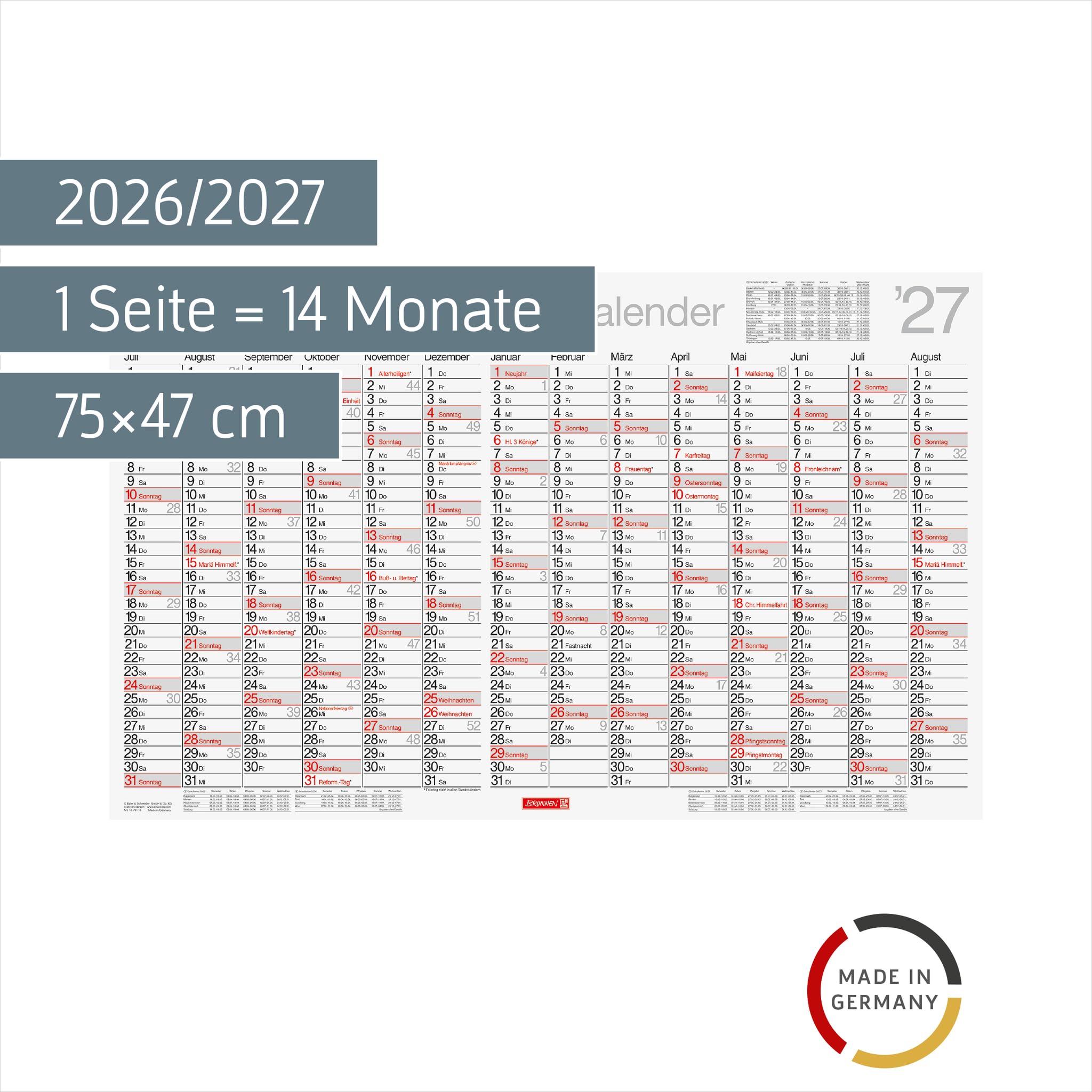 brunnen-schuljahreskalender-2026-2027-abwischbar-750x470-mm image 2