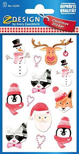 avery-zweckform-z-design-52293-weihnachtsaufkleber-tiere-xmas-22-sticker image 6