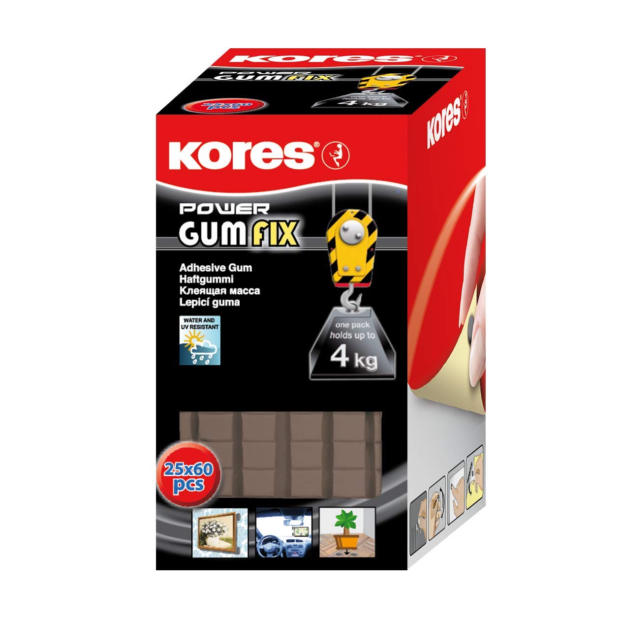 kores-power-gumfix-tack-klebepads-60-pads-35g-extra-stark-bis-4kg image 2