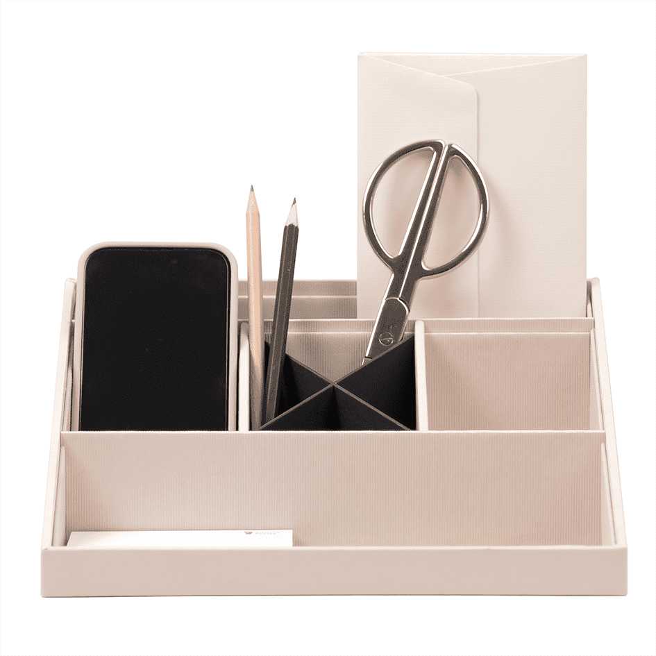 r-ssler-s-o-h-o-schreibtisch-organizer-mit-5-f-chern-powder image 1