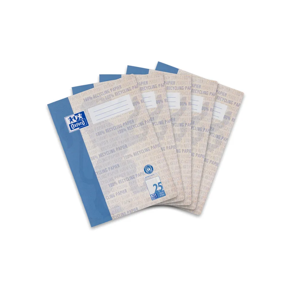 oxford-schulheft-a4-recycling-lineatur-25-liniert-16-blatt-5-st-ck image 1