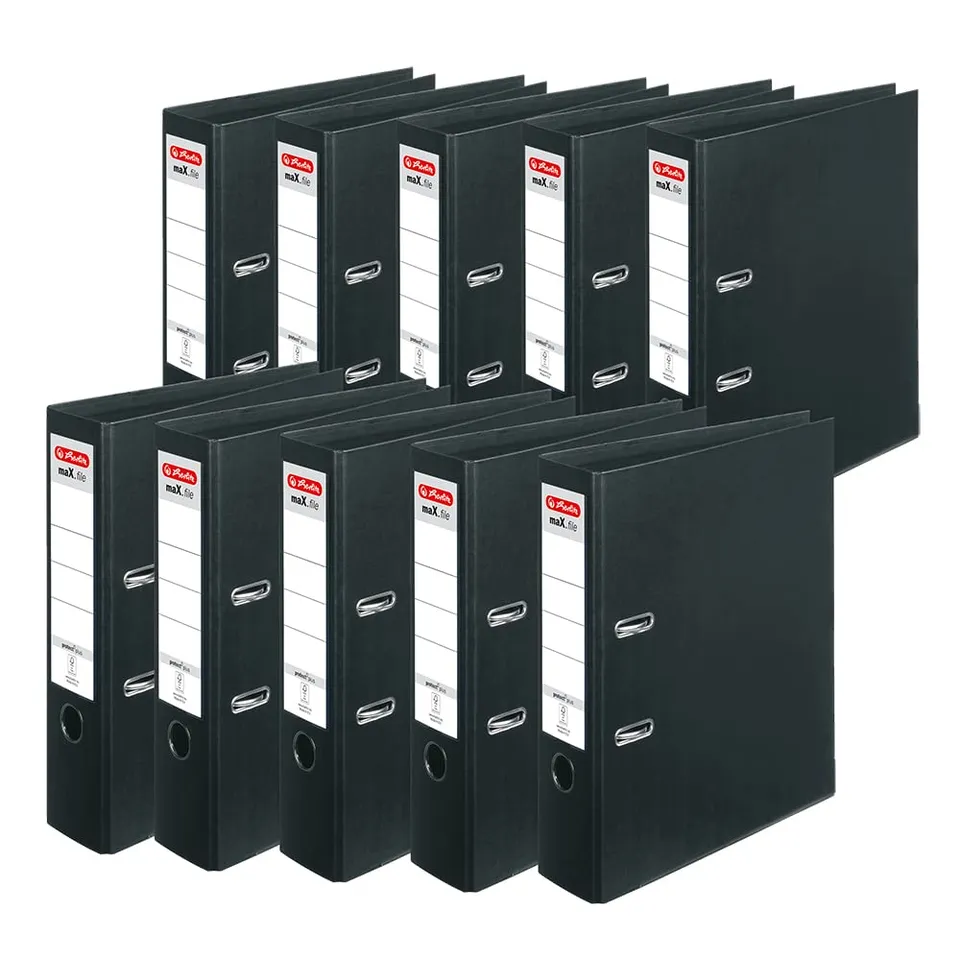 herlitz-ordner-a4-max-file-protect-8-cm-schwarz-10-st-ck image 1