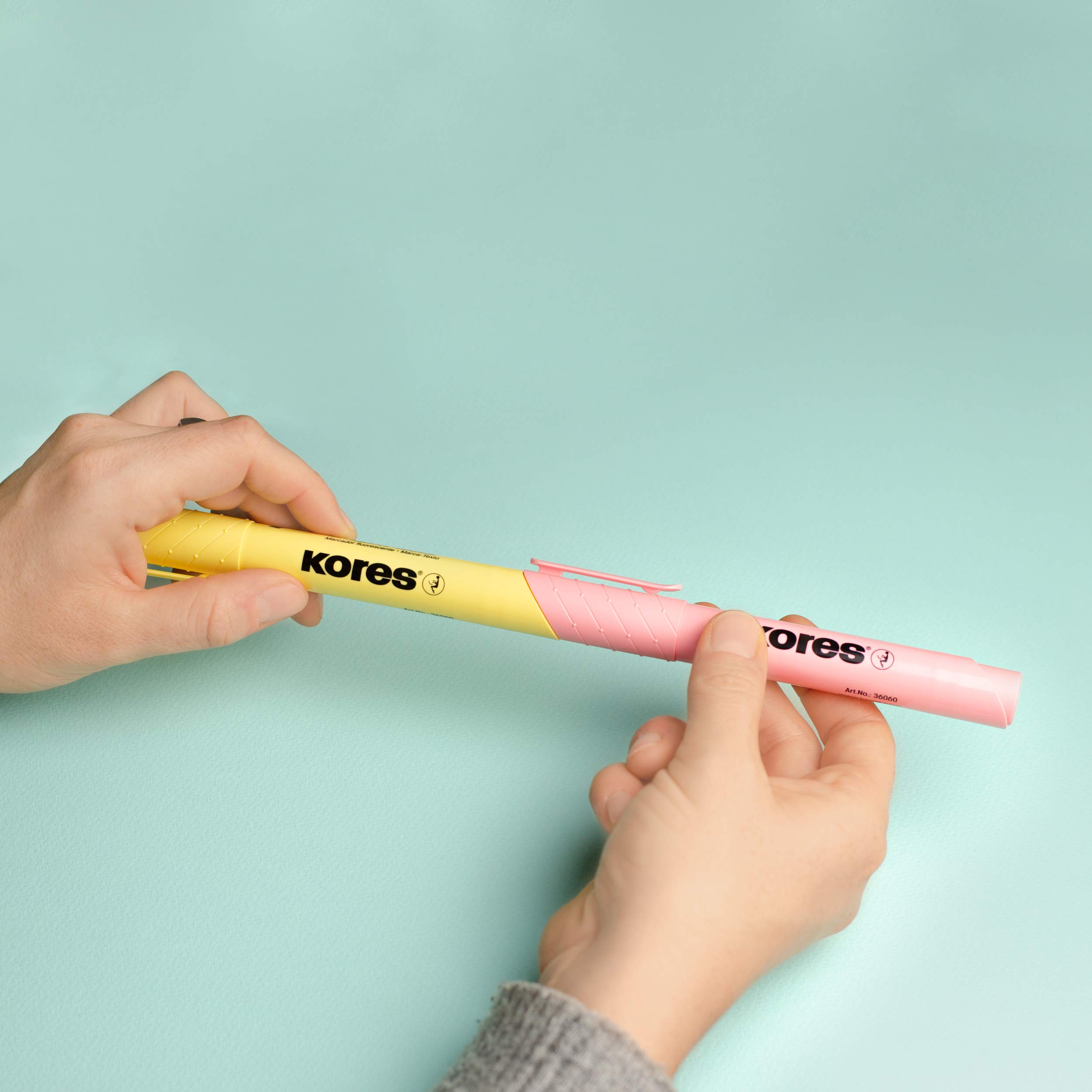 kores-high-liner-plus-textmarker-6-pastellfarben-keilspitze image 2