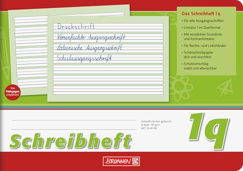brunnen-schreiblernheft-1q-a5-quer-16-blatt-kontrastlineatur image 4