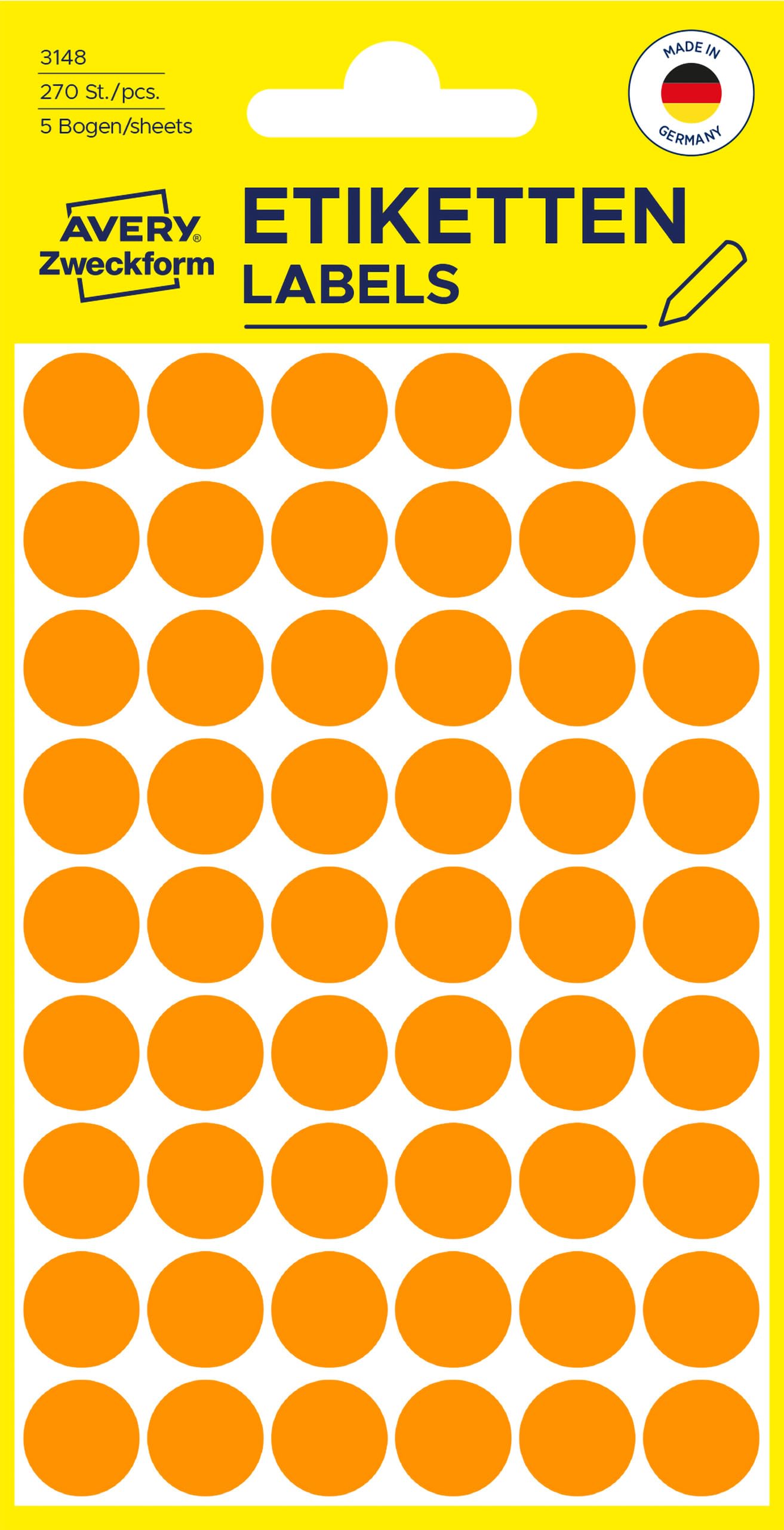 avery-zweckform-3148-markierungspunkte-12-mm-neonorange-270-st-ck image 8