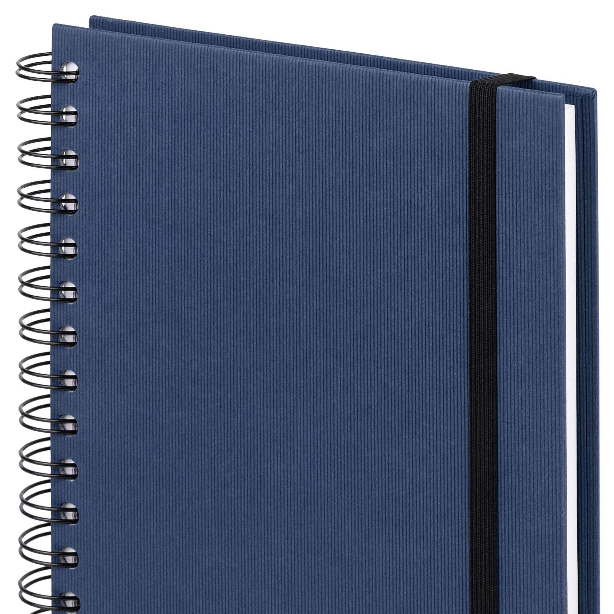 r-ssler-s-o-h-o-notizbuch-a5-hardcover-blanko-mit-gummizug-navy-blau image 8