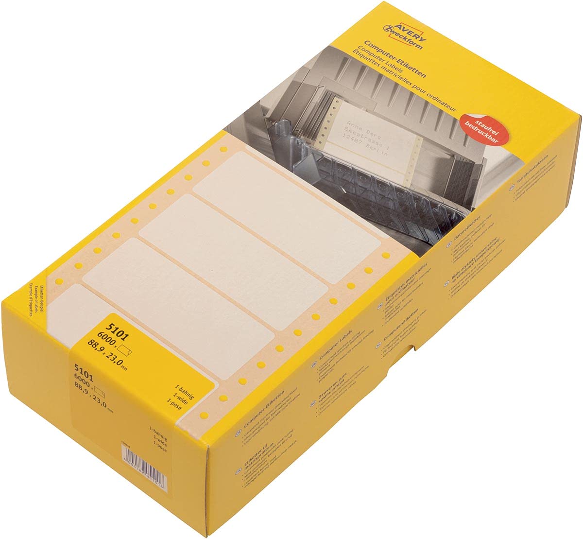 avery-zweckform-5101-computer-etiketten-88-9-x-23-mm-6-000-etiketten-papier-matt image 1