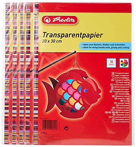 herlitz-246413-transparentpapier-20-x-30-cm-10-blatt-5er-pack image 5