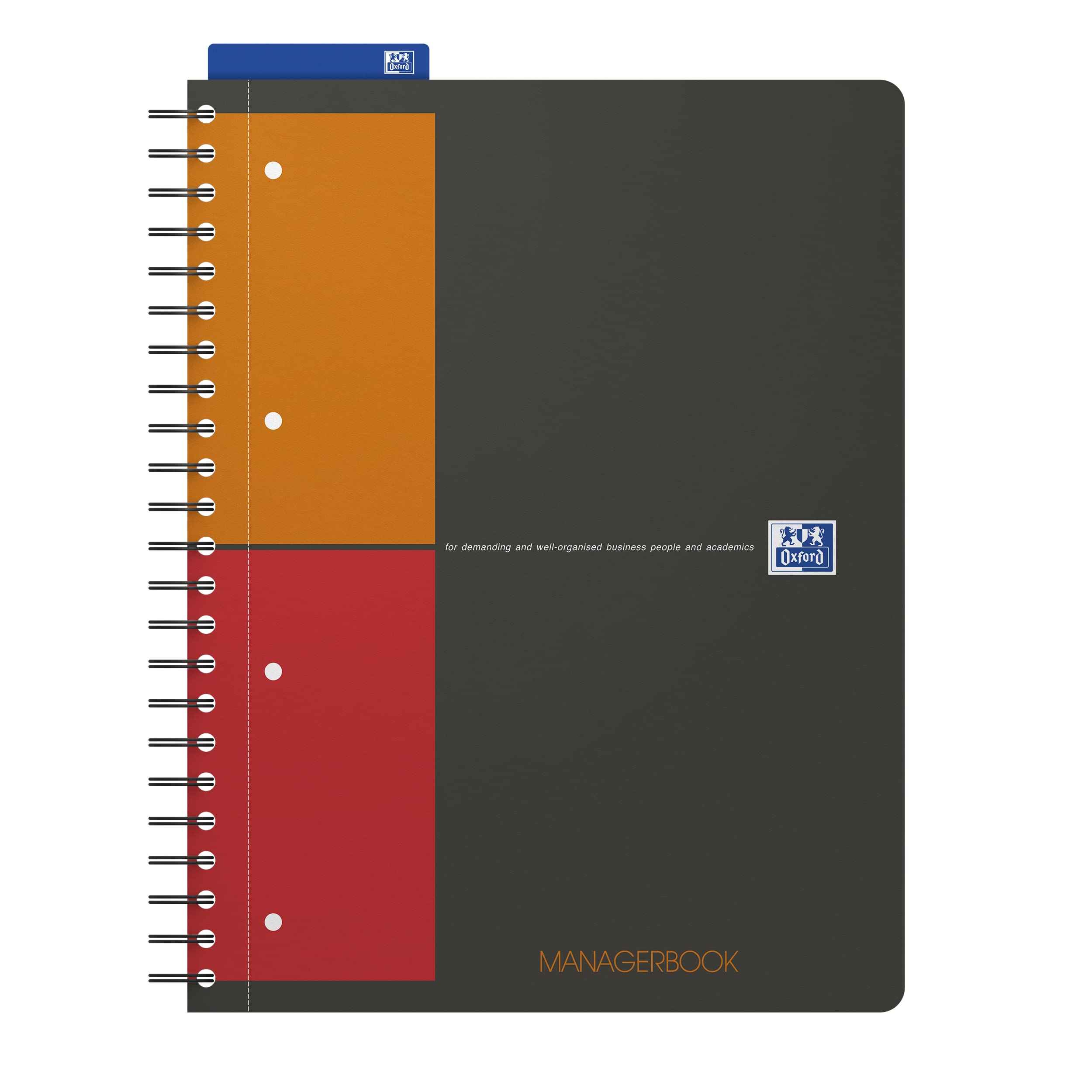 oxford-managerbook-international-a4-liniert-160-seiten-mit-5-registern image 1