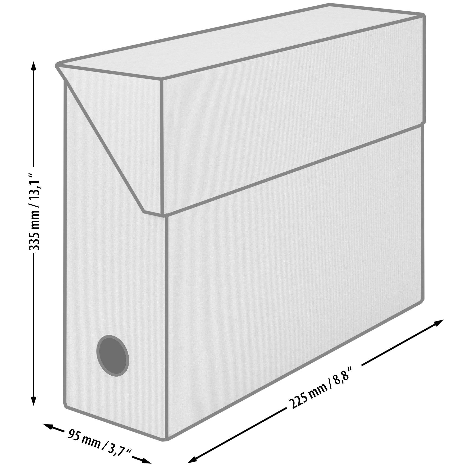 r-ssler-s-o-h-o-archivbox-a4-800-blatt-stone-grau image 5