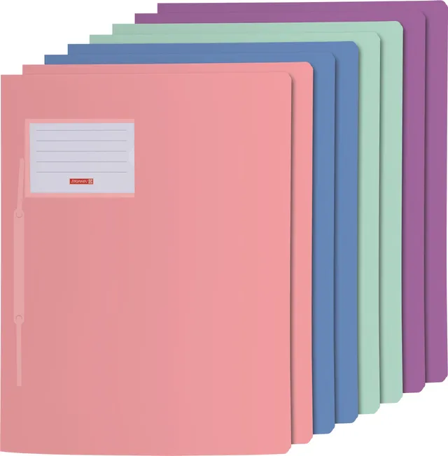brunnen-schnellhefter-fact-pp-pastell-edition-a4-8er-set image 1