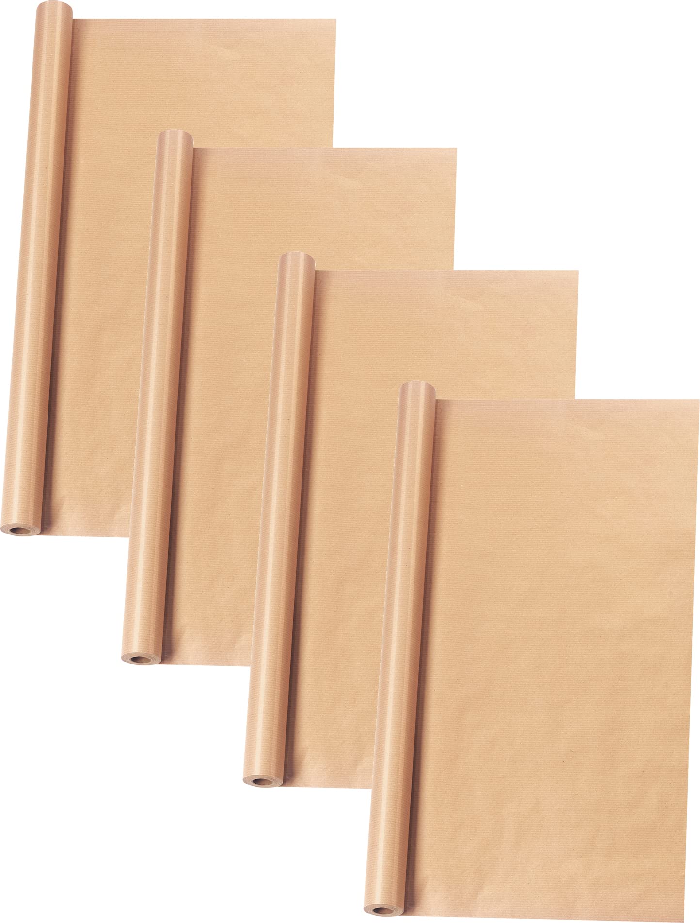 herlitz-packpapierrolle-4-x-1-m-braun-83-g-m-4er-pack image 1