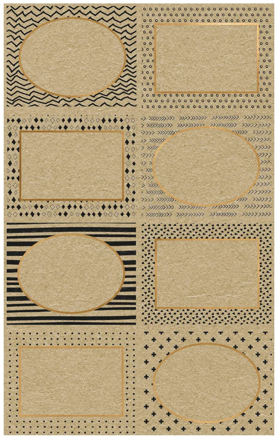 avery-zweckform-z-design-57125-kraftpapier-aufkleber-beschriftung-muster-16-stic image 1