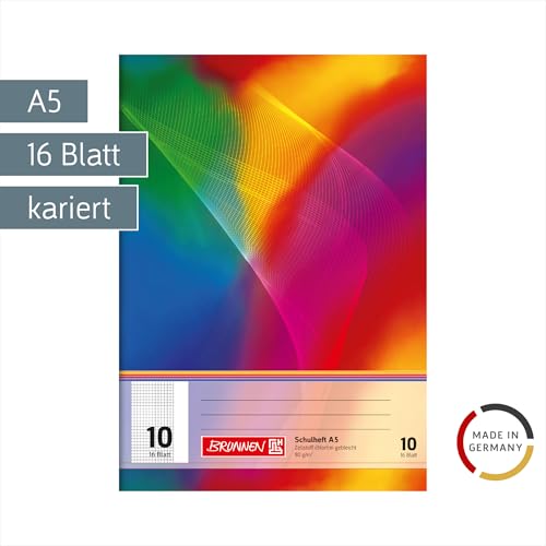 brunnen-schulheft-din-a5-16-blatt-lin-10-kariert-mit-rand-104591002 image 6