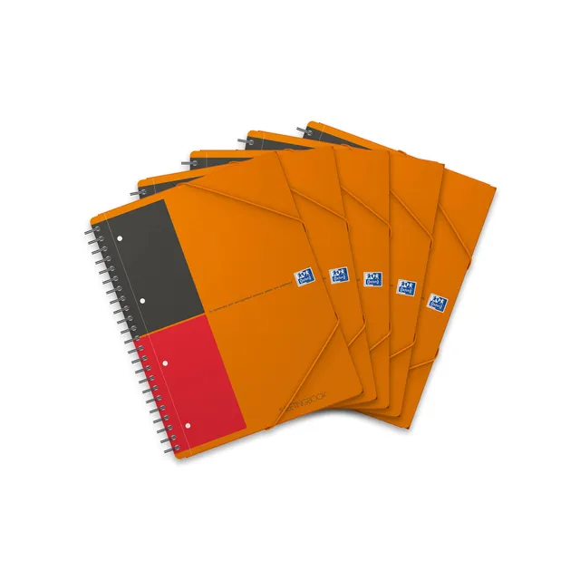oxford-meetingbook-international-a4-liniert-160-seiten-5-st-ck image 1
