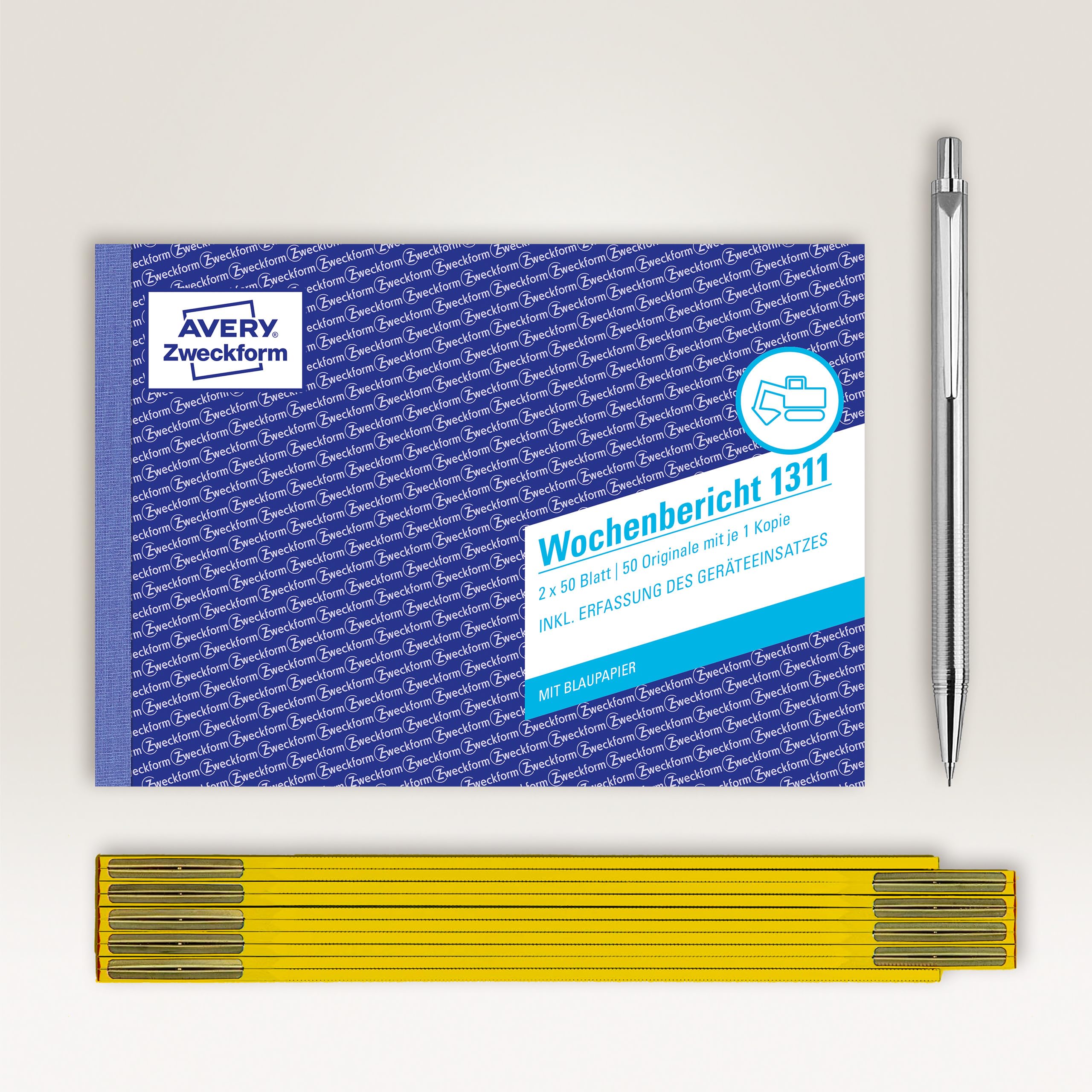 avery-zweckform-1311-wochenbericht-a5-quer-2x50-blatt image 2