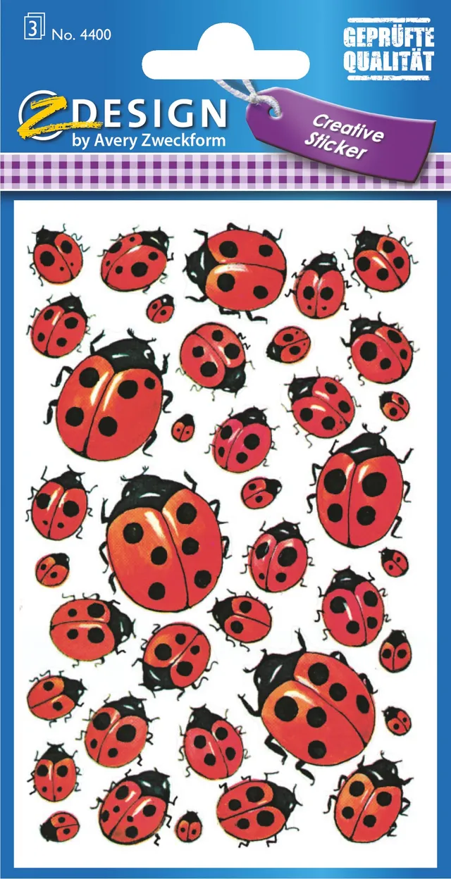 avery-zweckform-4400-papier-sticker-marienk-fer-114-dekosticker-selbstklebend image 1