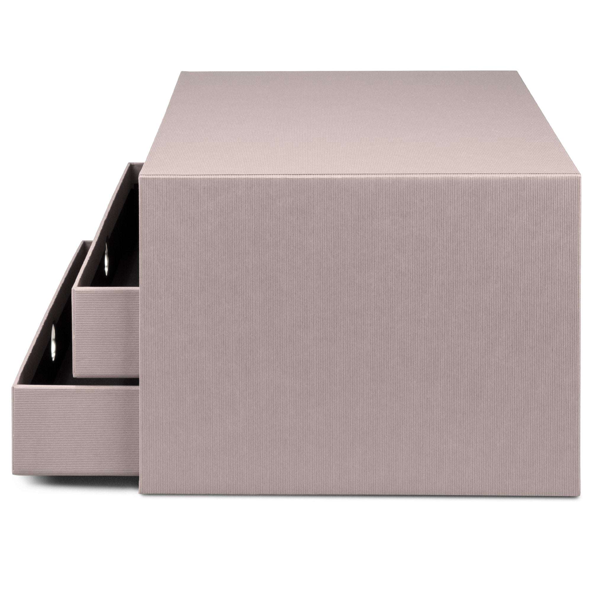 r-ssler-s-o-h-o-schubladenbox-a4-querformat-3-f-cher-taupe image 3