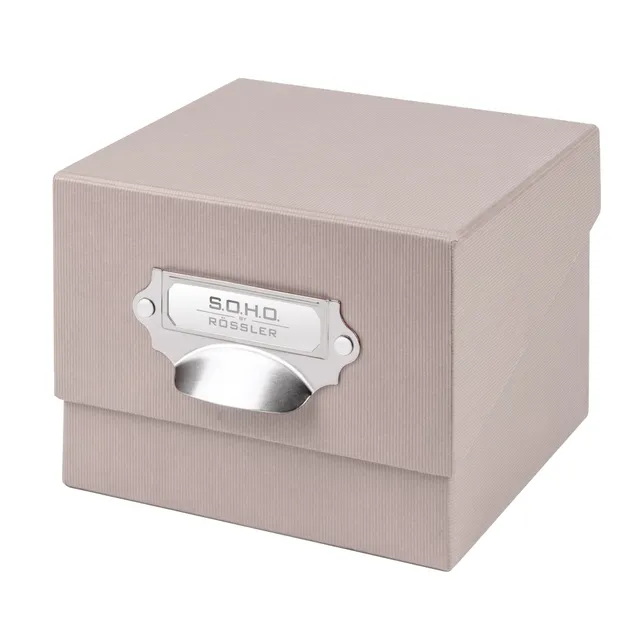 r-ssler-s-o-h-o-box-f-r-fotos-karteikarten-a6-16-7x12-5cm-powder-rosa-mit-deckel image 1