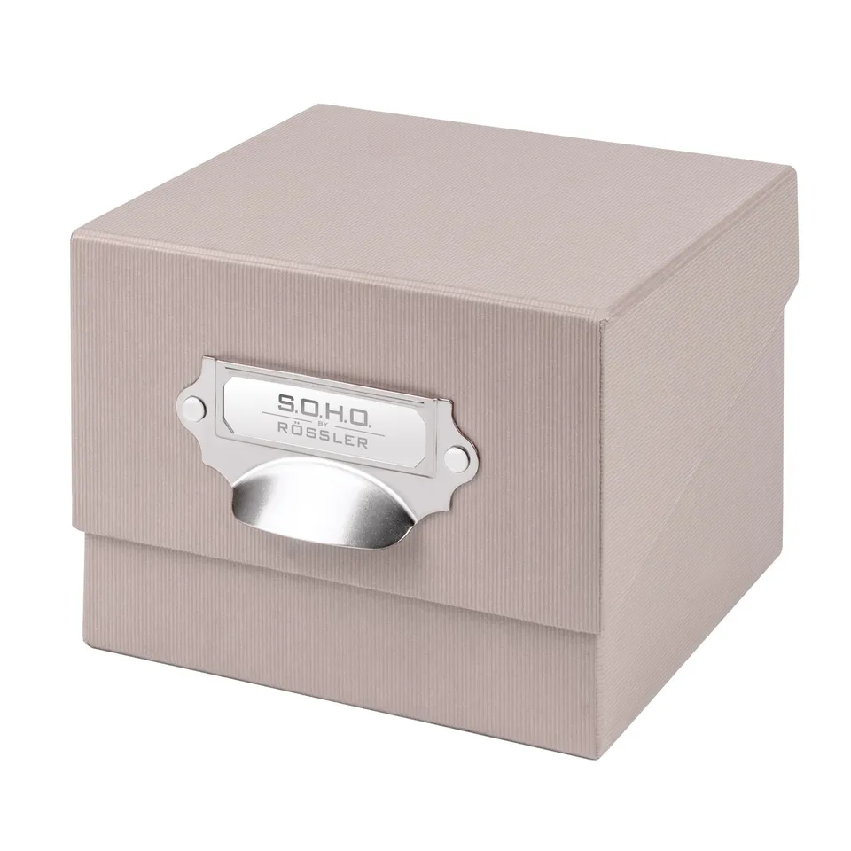 r-ssler-s-o-h-o-box-f-r-fotos-karteikarten-a6-16-7x12-5cm-powder-rosa-mit-deckel image 1