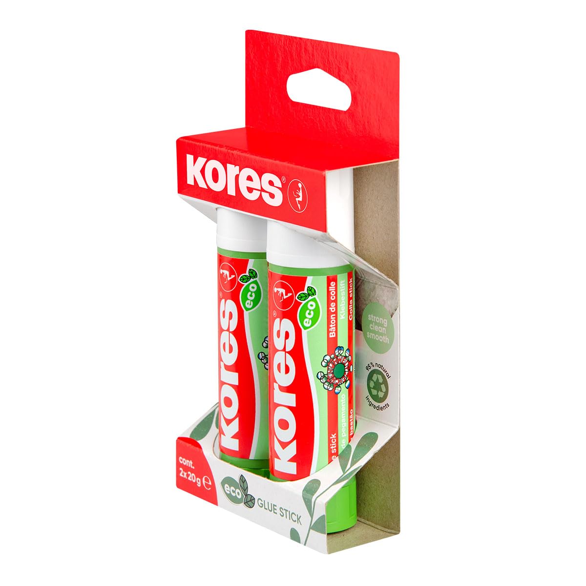 kores-eco-klebestift-20-g-2er-pack-wei image 2