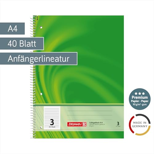 brunnen-collegeblock-premium-vivendi-a4-lineatur-3-40-blatt-gr-n image 6