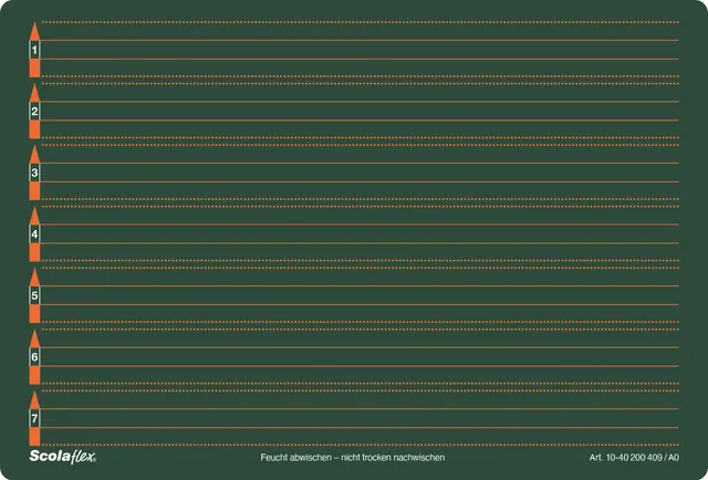 brunnen-scolaflex-schreibtafel-a0-beidseitig-gr-n-lineatur-und-kariert image 1