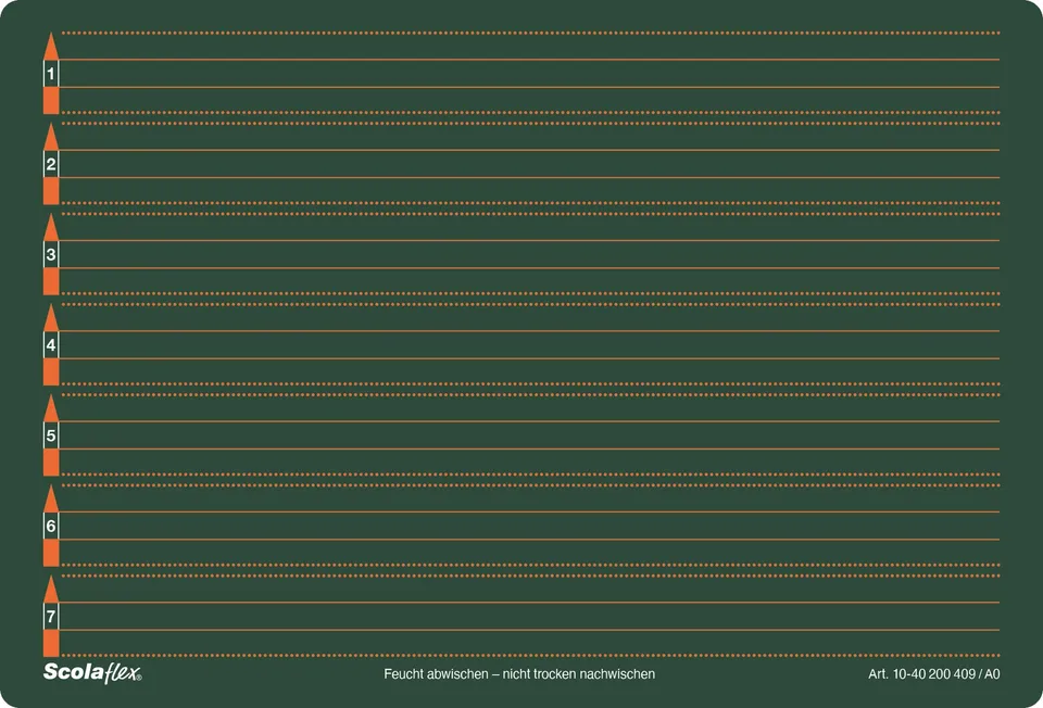 brunnen-scolaflex-schreibtafel-a0-beidseitig-gr-n-lineatur-und-kariert image 1
